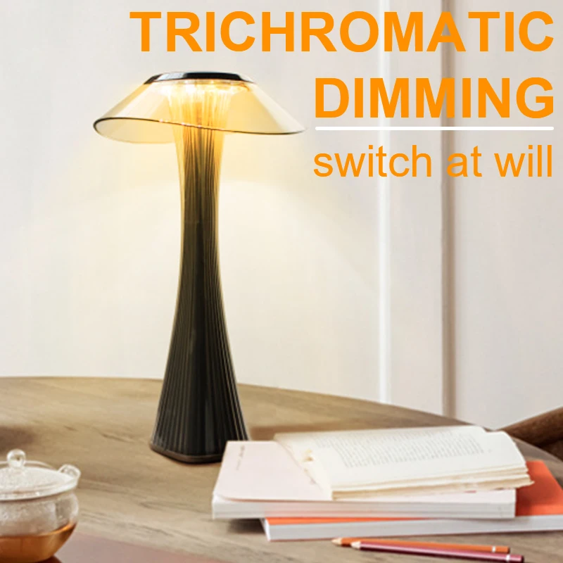 

Touch Sensing Desk Lamp LED Atmosphere Night Lights USB Rechargeable Kids Bedroom Bar Bedside Lamps Wedding Creative Decoration