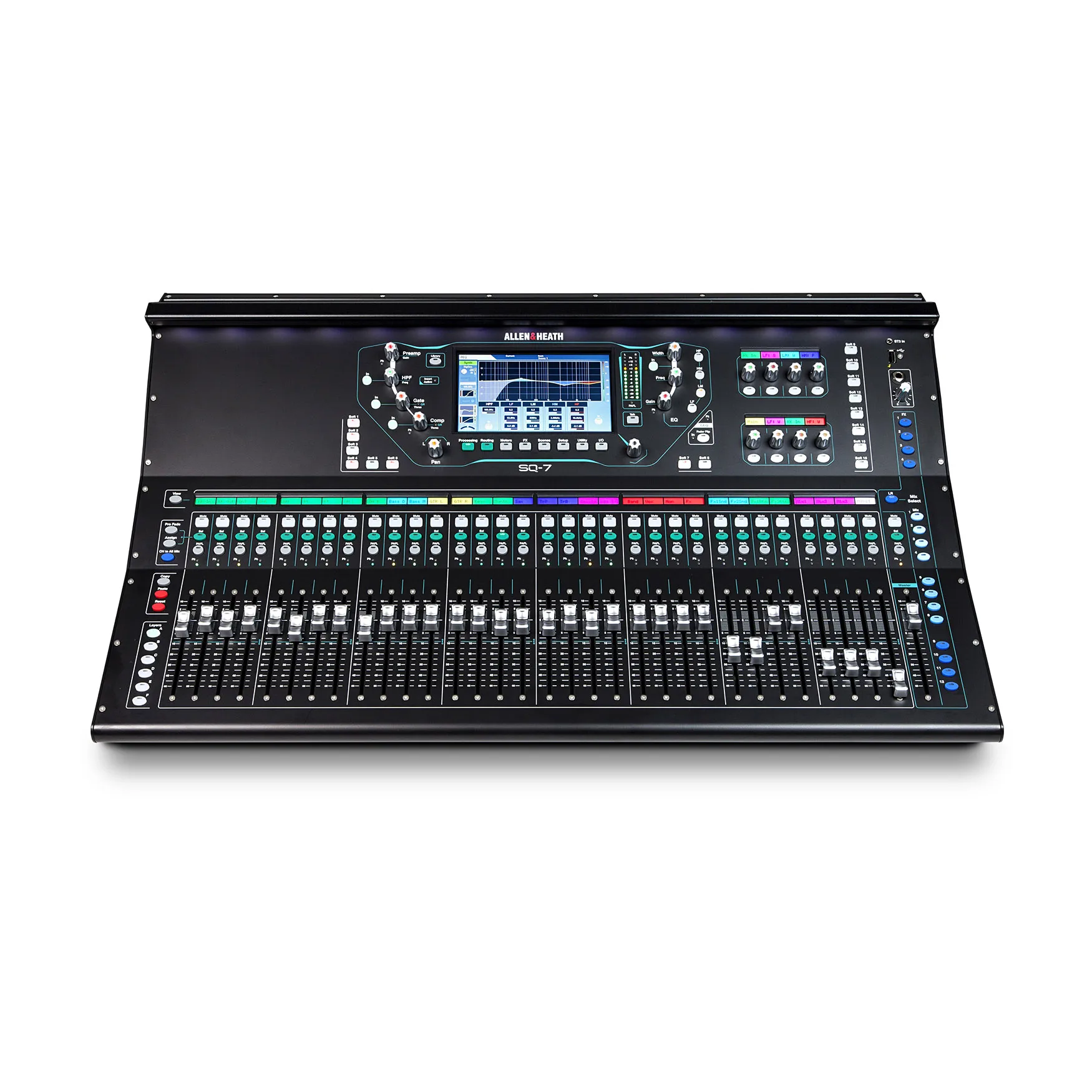 

Новинка, цифровой миксер Allen & Heath SQ-7, 48 каналов, 36 шин