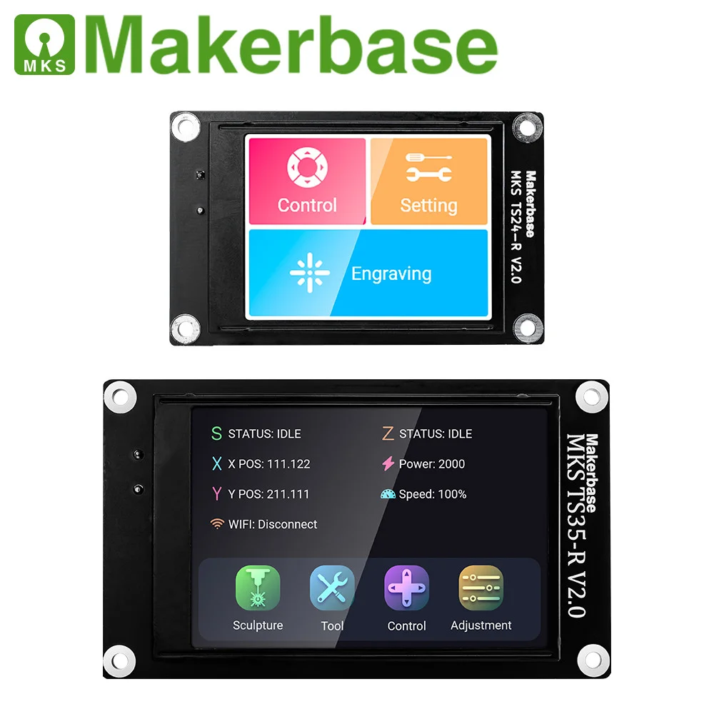 Makerbase Mks TS35 TS24 сенсорный экран Ts3.5 Ts2.4 Tft ЖК-экран для Dlc32 V2.0 карта управления 32 бит
