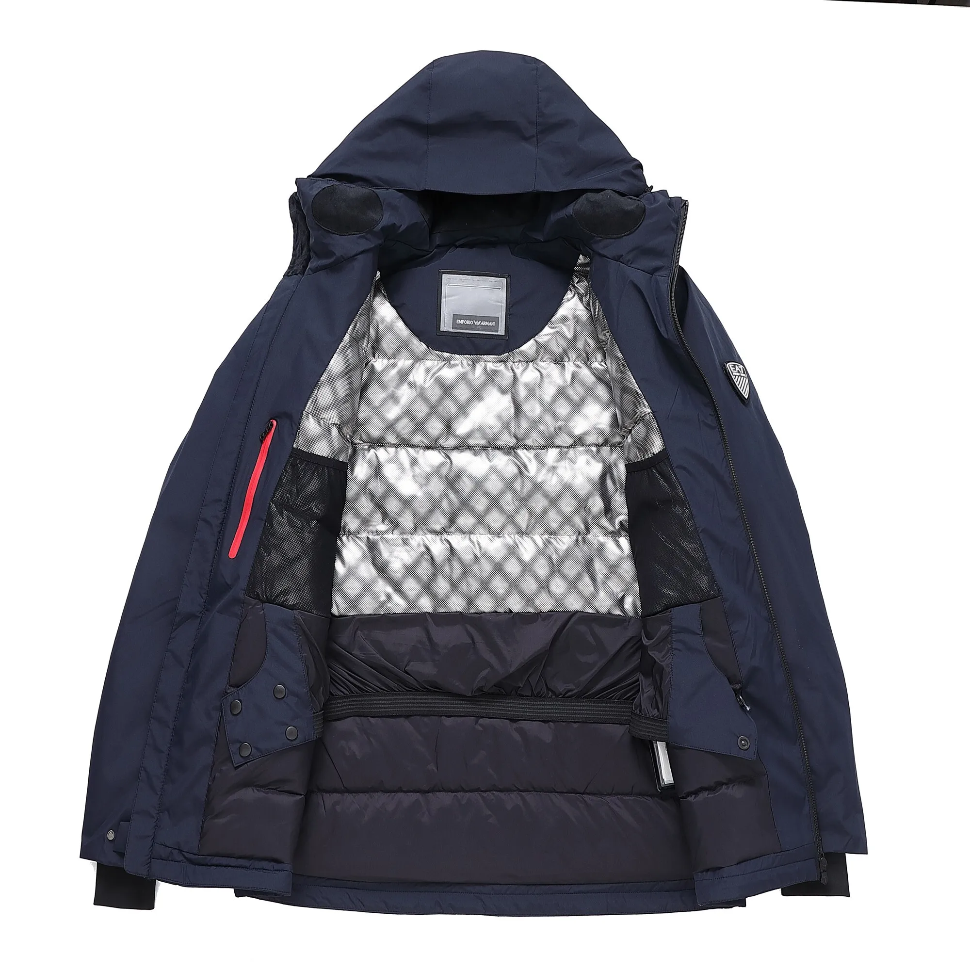 Armani Зимний Женский Свободный Пуховики Повседневная Модная КуртКа На Утином Пуху