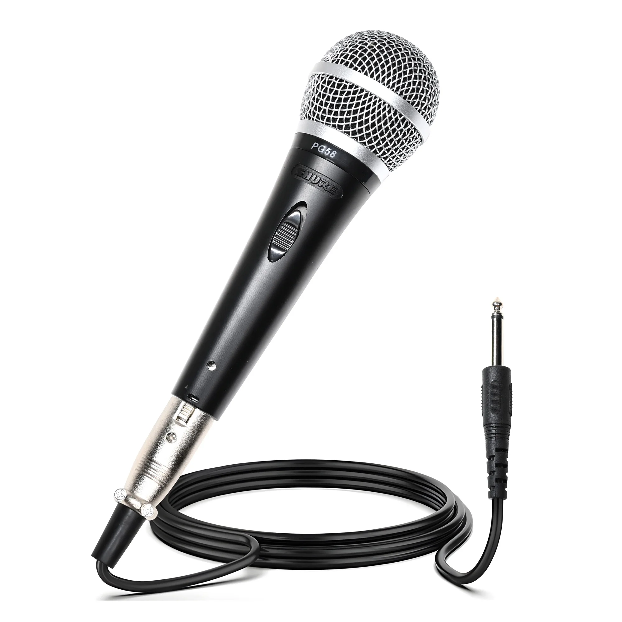 

Shure PGA58 Dynamic Microphone - Handheld Mic for Vocals with Cardioid Pick-up Pattern, Discrete On/Off Switch