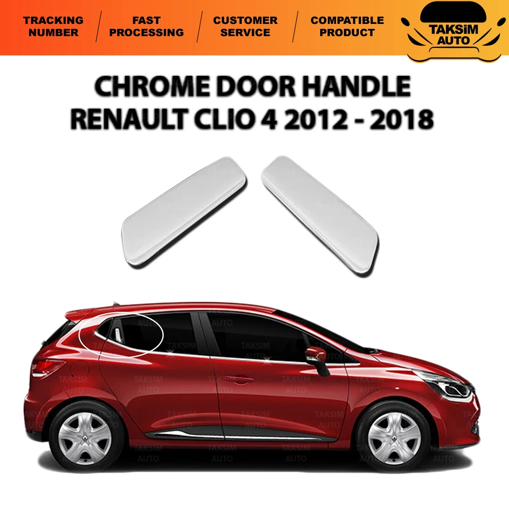 

Renault Clio 4 HB для хромированной задней дверной ручки 2 Parça 2012-2021 модели, совместимые с качественными автомобильными аксессуарами