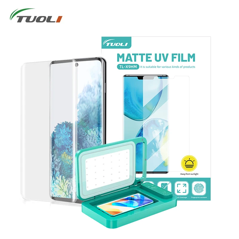 TUOLI X9HM High Quality Uv Matte Curing Film Mobile Phone Hidrogel Screen Protector For TL-168 TL-568 TL-518 Cutting Machine