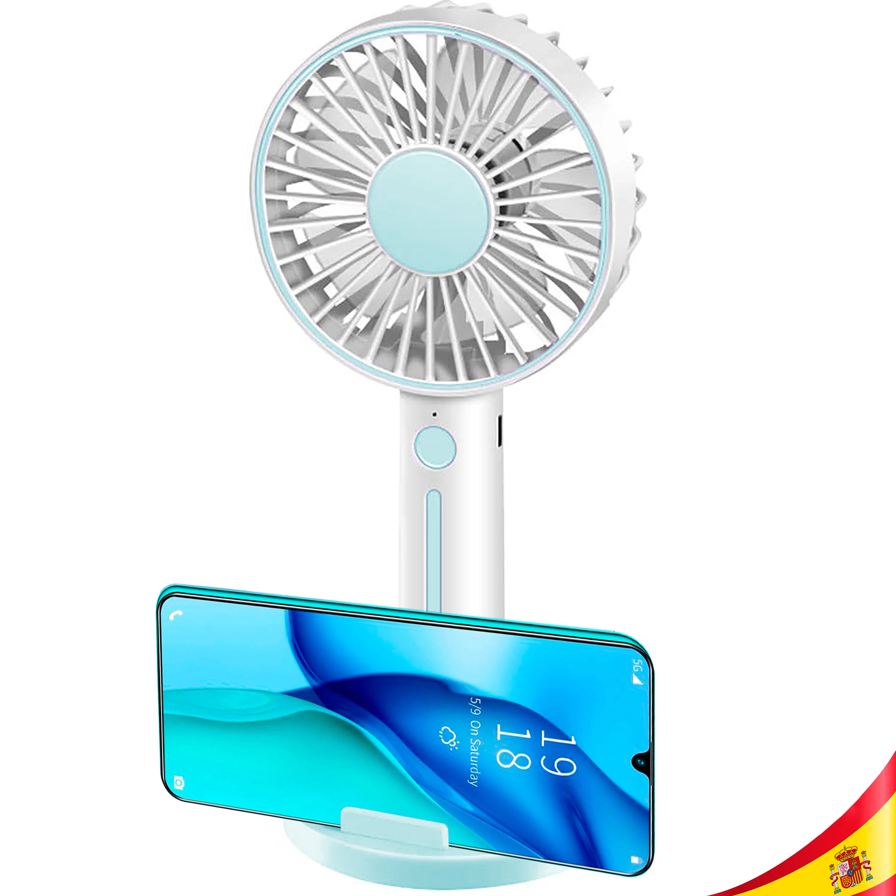 Одновременный вентилятор и подставка для мобильного телефона аккумулятор 1200 мАч