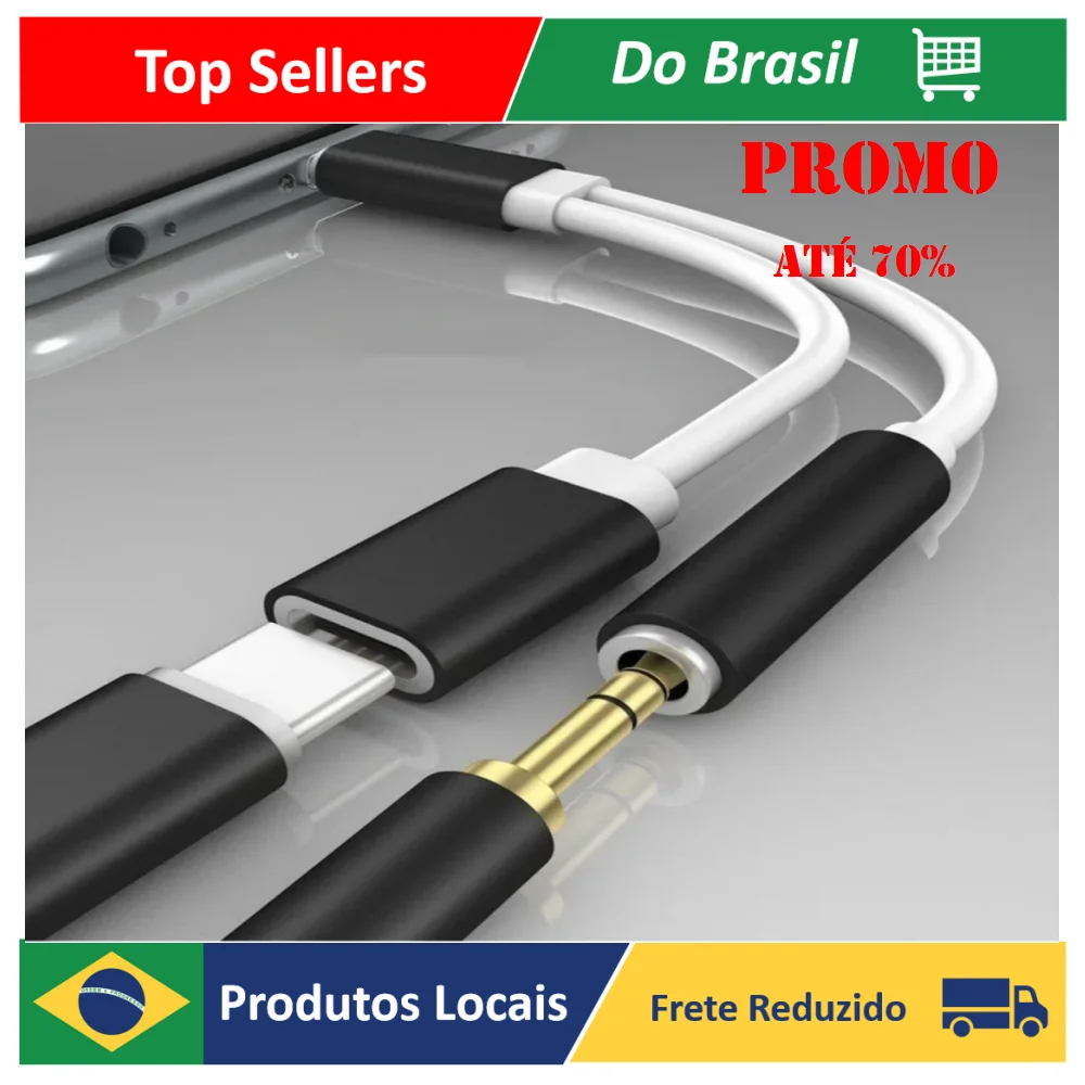 

EC-036013 1 PCS Type C Adapter Cable For P2 Femea + Type C Earphone And Load