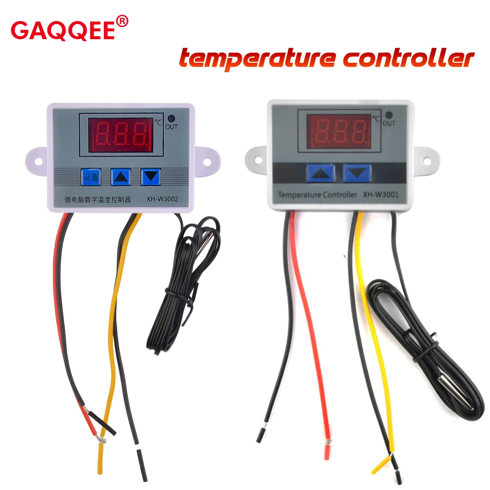 

12/24/220V Temperature Controller Thermostat Switch LED Microcomputer Digital Display Control Multifunctional Thermoregulator