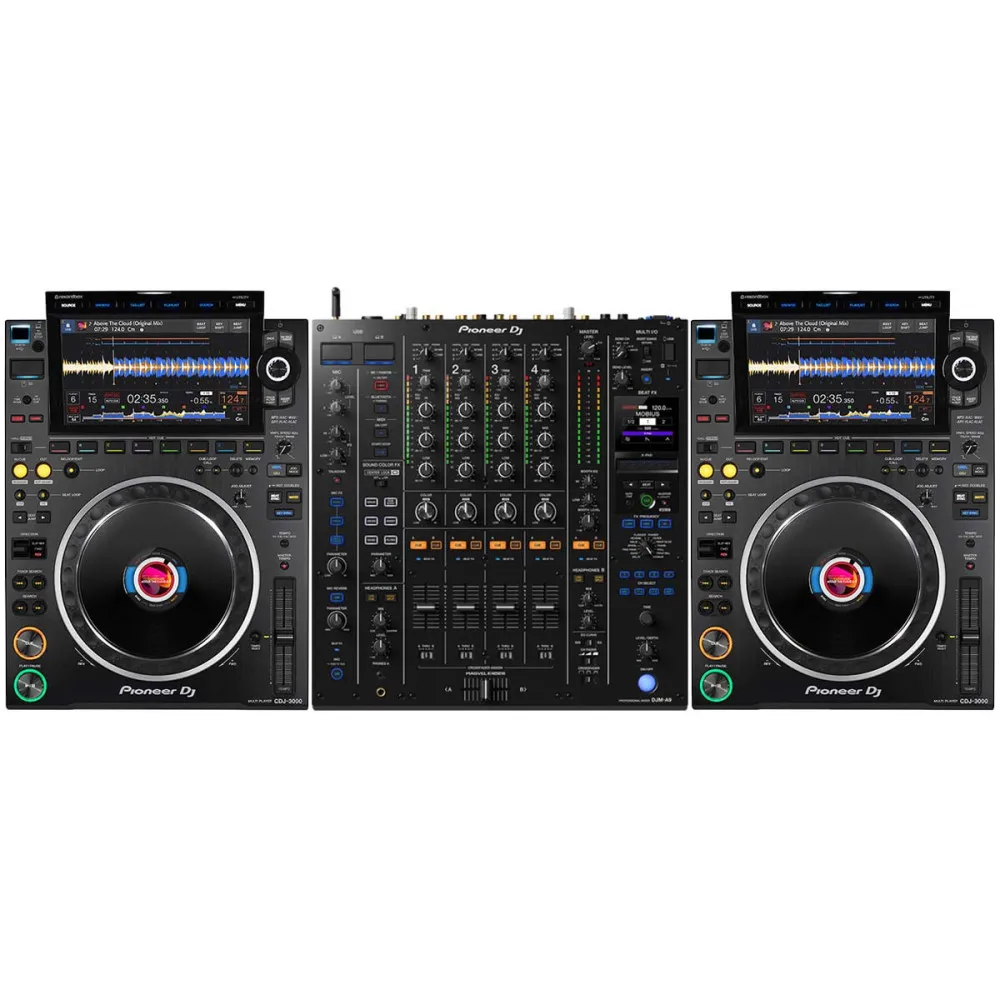 

Low Energy Consumption Pioneer DJ DJM-A9 4-channel DJ Mixer and CDJ-3000 Case Bundle