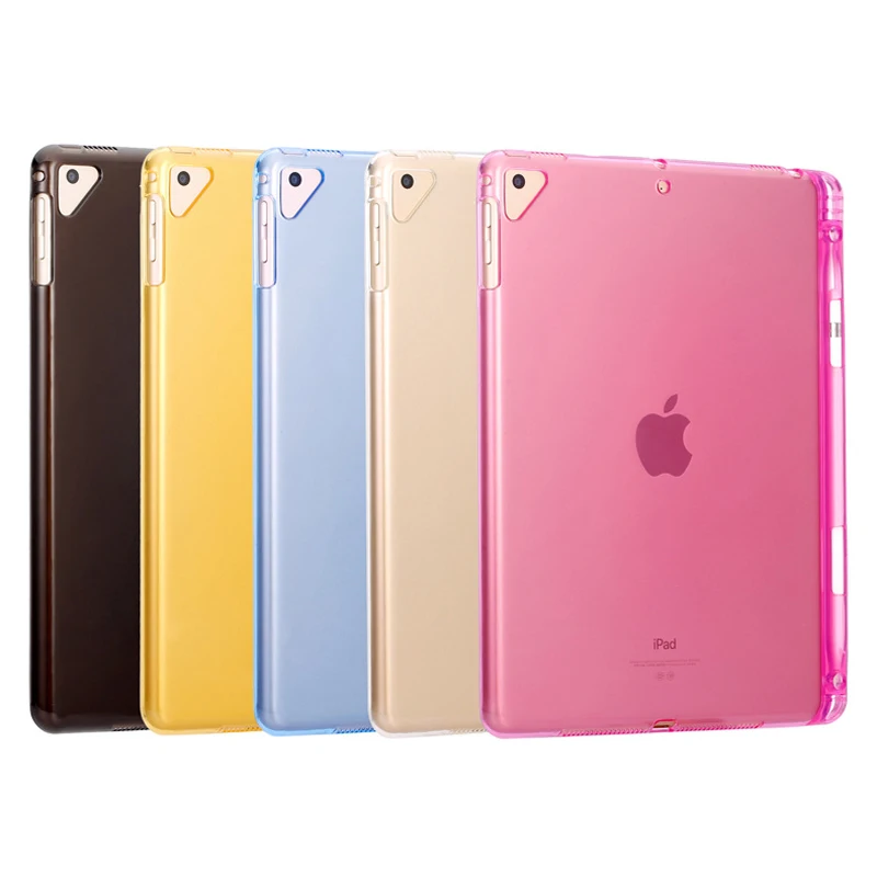 Чехол для планшета iPad Mini 6 прозрачный силиконовый чехол со слотом ручки
