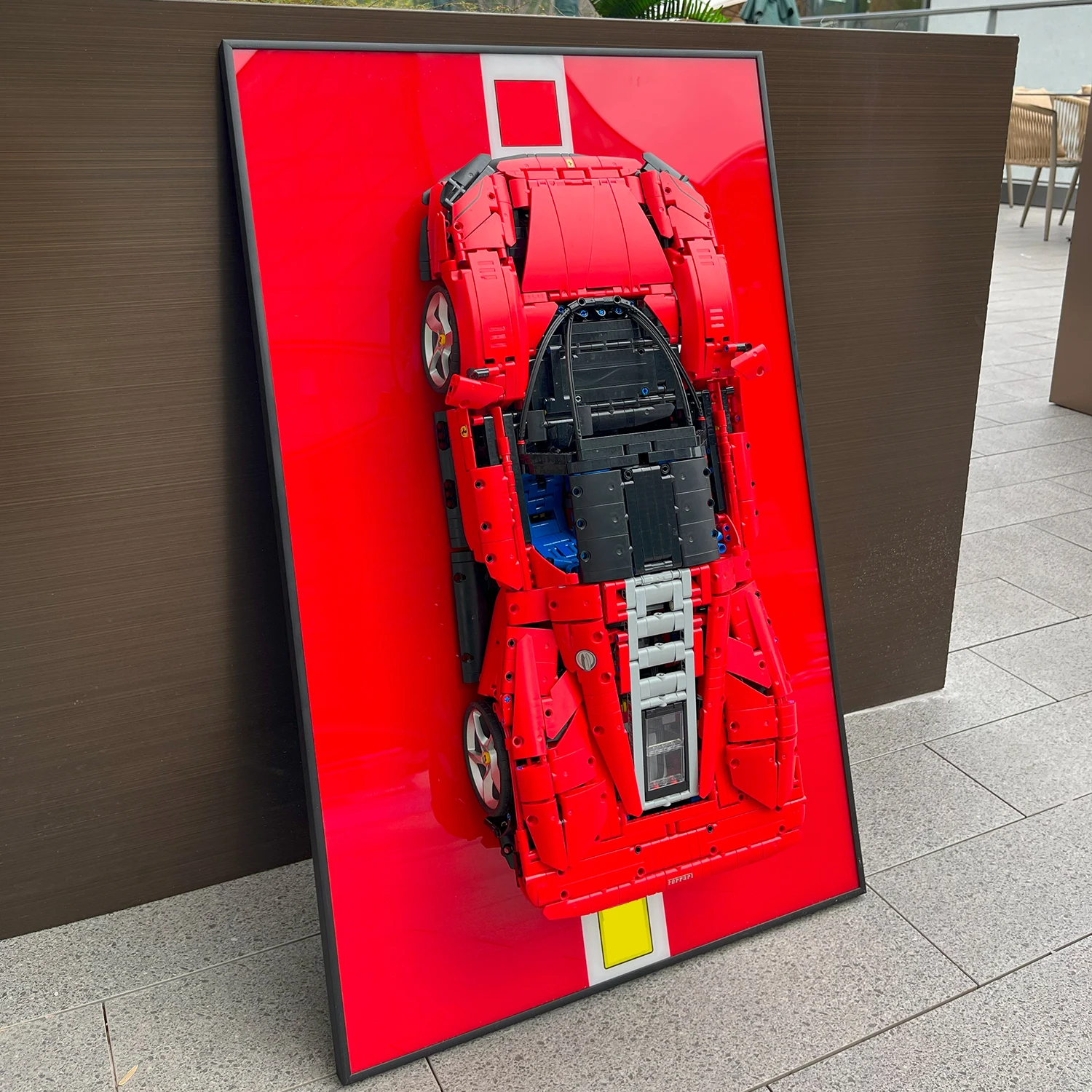 Display Wallboard for Lego technic Ferrari Daytona SP3 42143