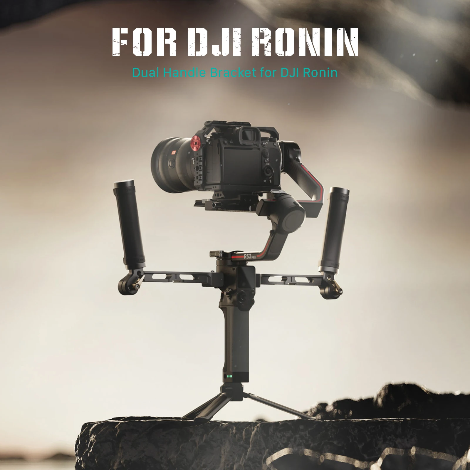 TILTA TGA-DHB2 кронштейн с двумя ручками для DJI Ronin RS2 / RS3 pro Handheld Gimbal комплект стрельбы |