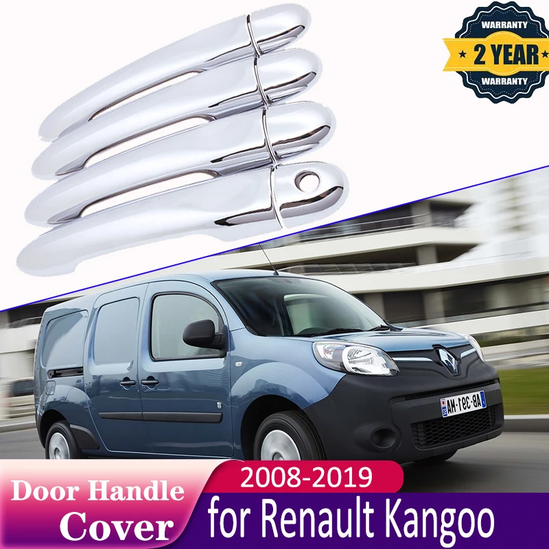 

Дверная ручка для Renault Kangoo II MK2 2008 ~ 2019 Стильные наклейки украшение хромированная дверная ручка покрытие краска ремонт автомобильные аксессу...