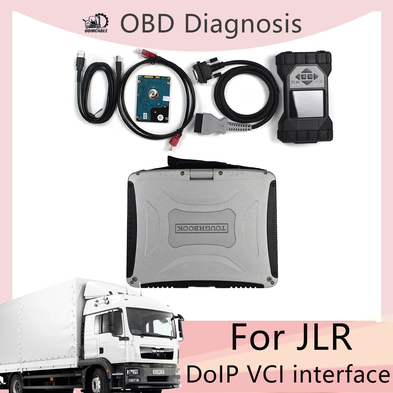 

CF19 Laptop + Auto Diagnostic Tool For JLR DoIP VCI interface JLR SDD Pathfinder diagnostics J2534 reprogramming OBD II
