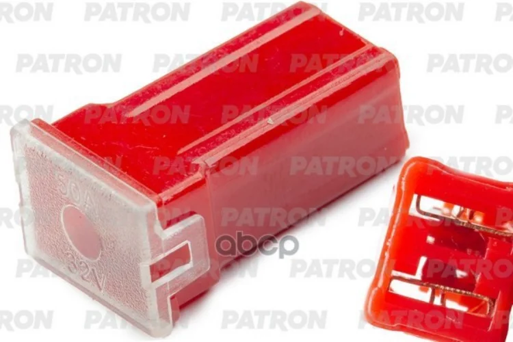 Предохранитель Блистер 1Шт Pha Fuse (Pal297) 50A Красный 27X12.1x10mm PATRON арт. PFS119