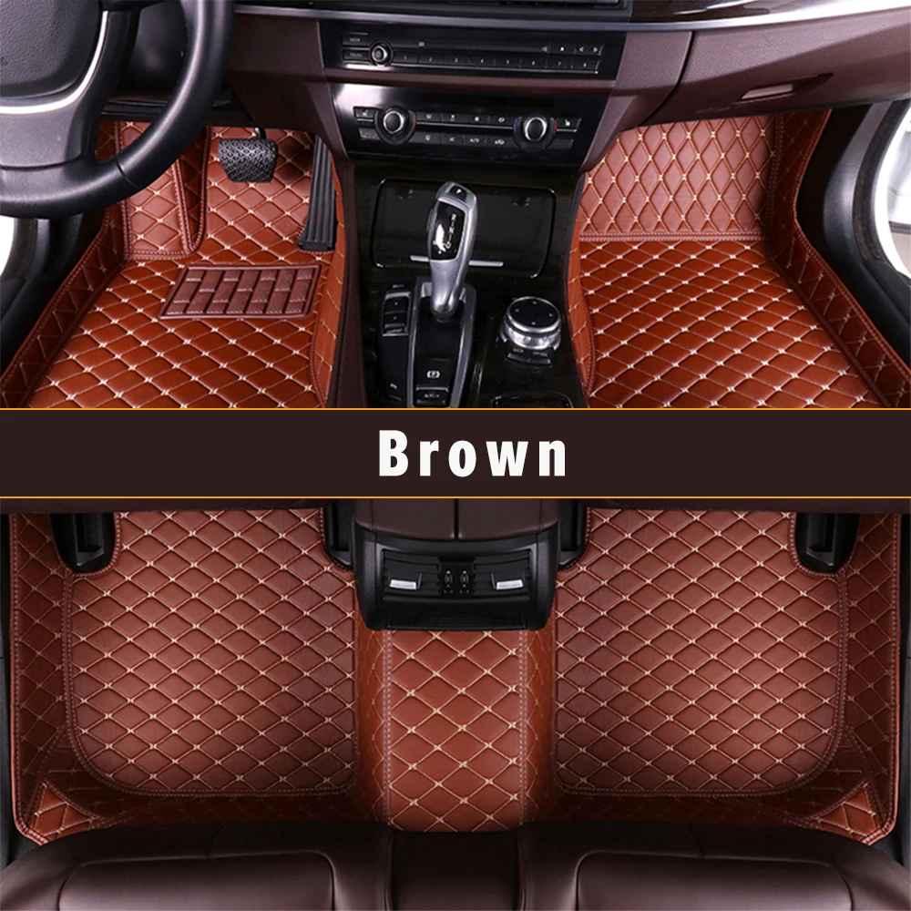 

Car Floor Mats For BMW 3 Series Convertible E90- E93 F30-F35 2007-2013 Leather Waterproof Accessories Cover Auto Carpets Liners