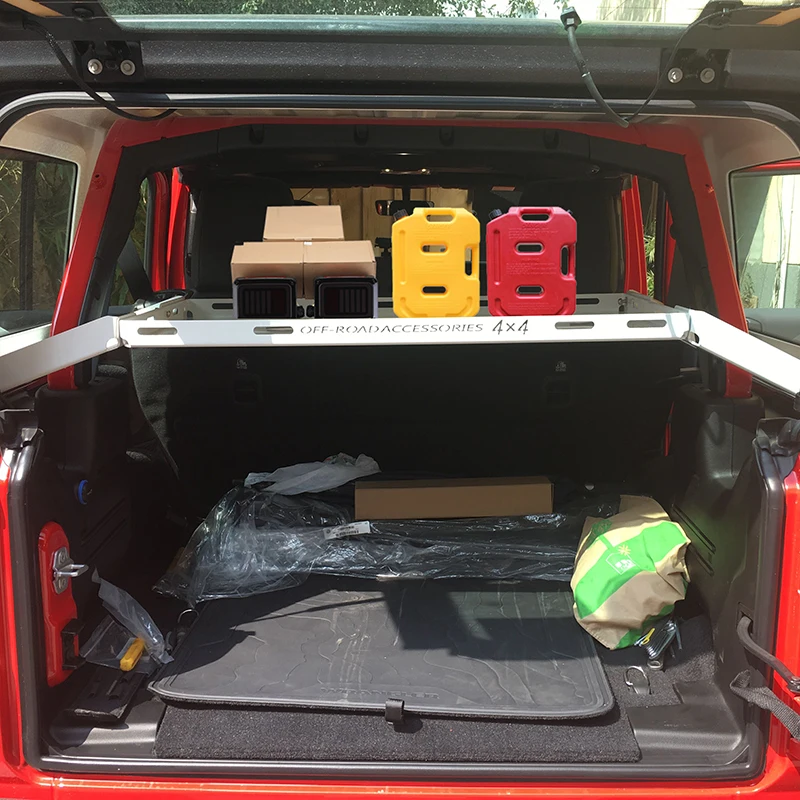 SXMA JL1070 Настольные полки для хранения задней двери багажник держатель багажа