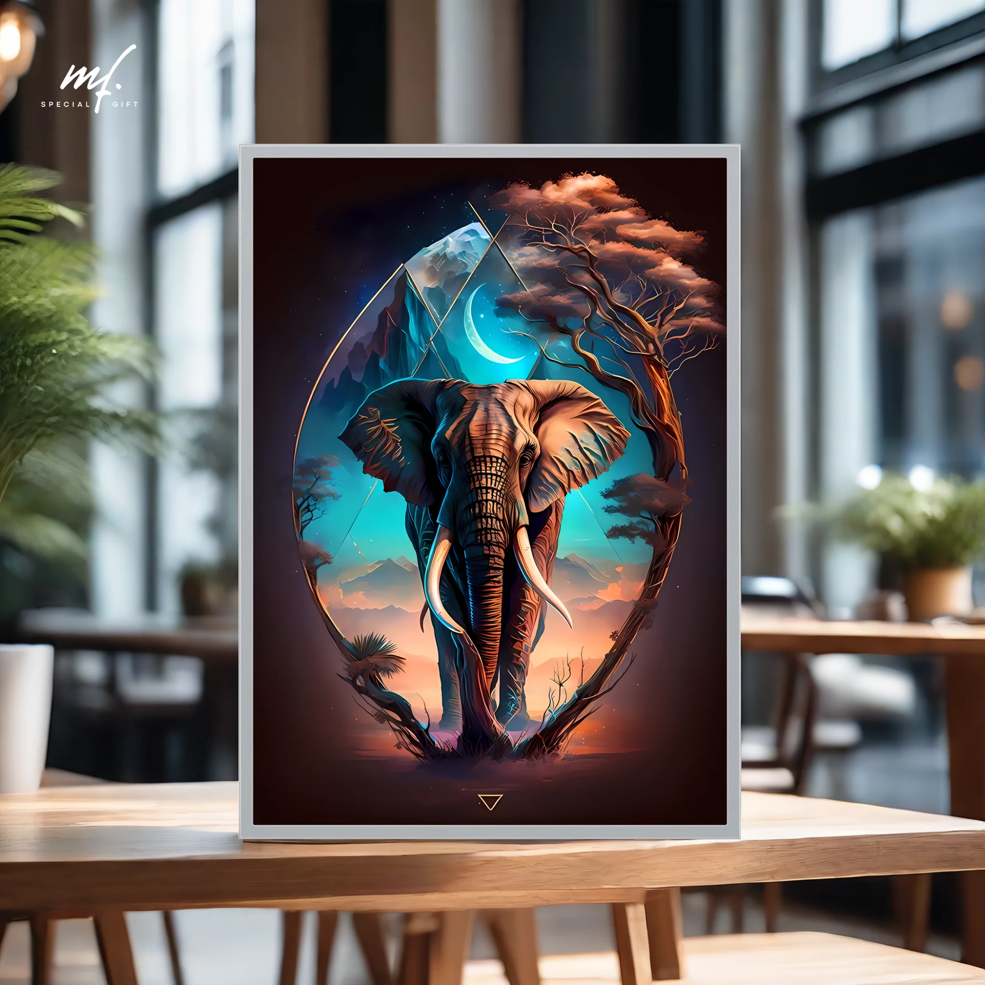 Искусственный слон украшение для дома искусственная живопись модная ручная