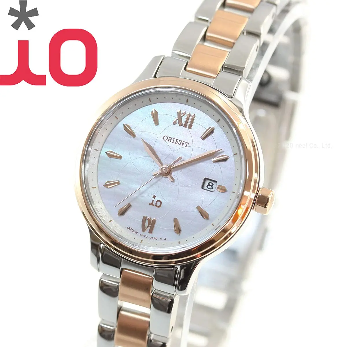 Женские часы ORIENT iO SOLAR японского производства с внутренней гарантией белые [ORIENT]