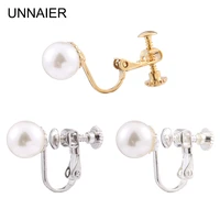 210 pcsunnaier clip on earrings for women%ef%bc%8cearring findings for diy jewelry making accessories materials%ef%bc%8ccopperimitation pearl