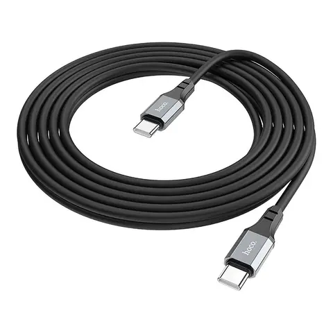 USB-C кабель HOCO X92 Honest Type-C, 3А, PD60W, 3м, силикон (черный)