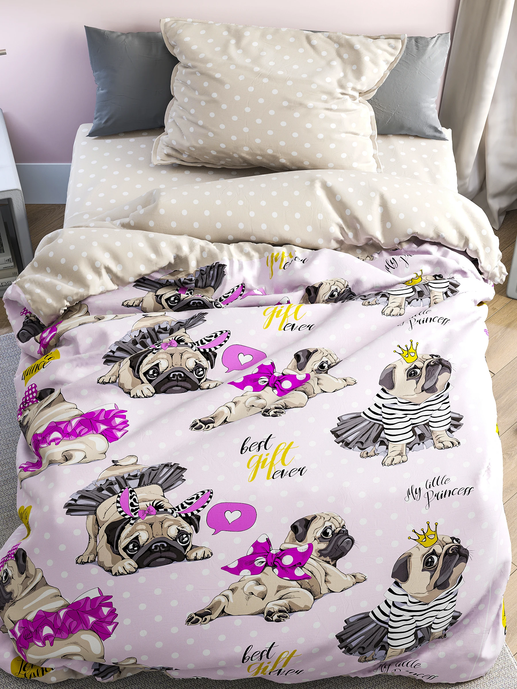 1 5 сп Постельное белье Павлина Freedom бязь 5-спальное 100% хлопок наволочка 70*70 - купить