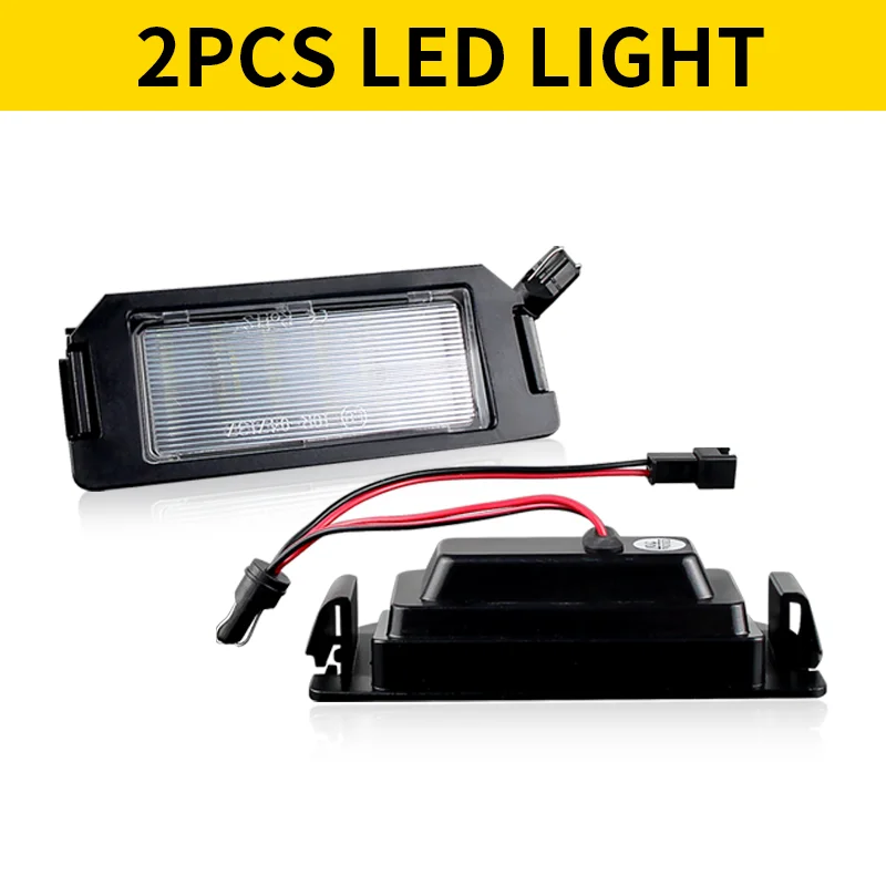 2 шт. без ошибок светодиодные лампы освещения номерного знака для Hyundai I10 I20 Ioniq Veloster Genesis Coupe Tiburon Kia Rio Soul Picanto