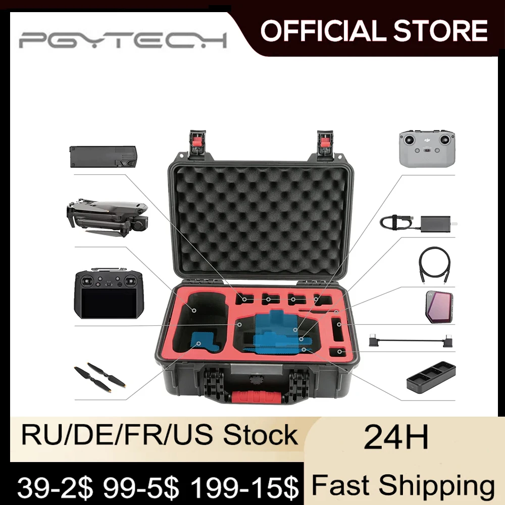

PGYTECH Explosion-proof Bag Mavic 3 waterproof Hard shell Suitcase Large Capacity Portable Drone Case Mavic 3 Accessory