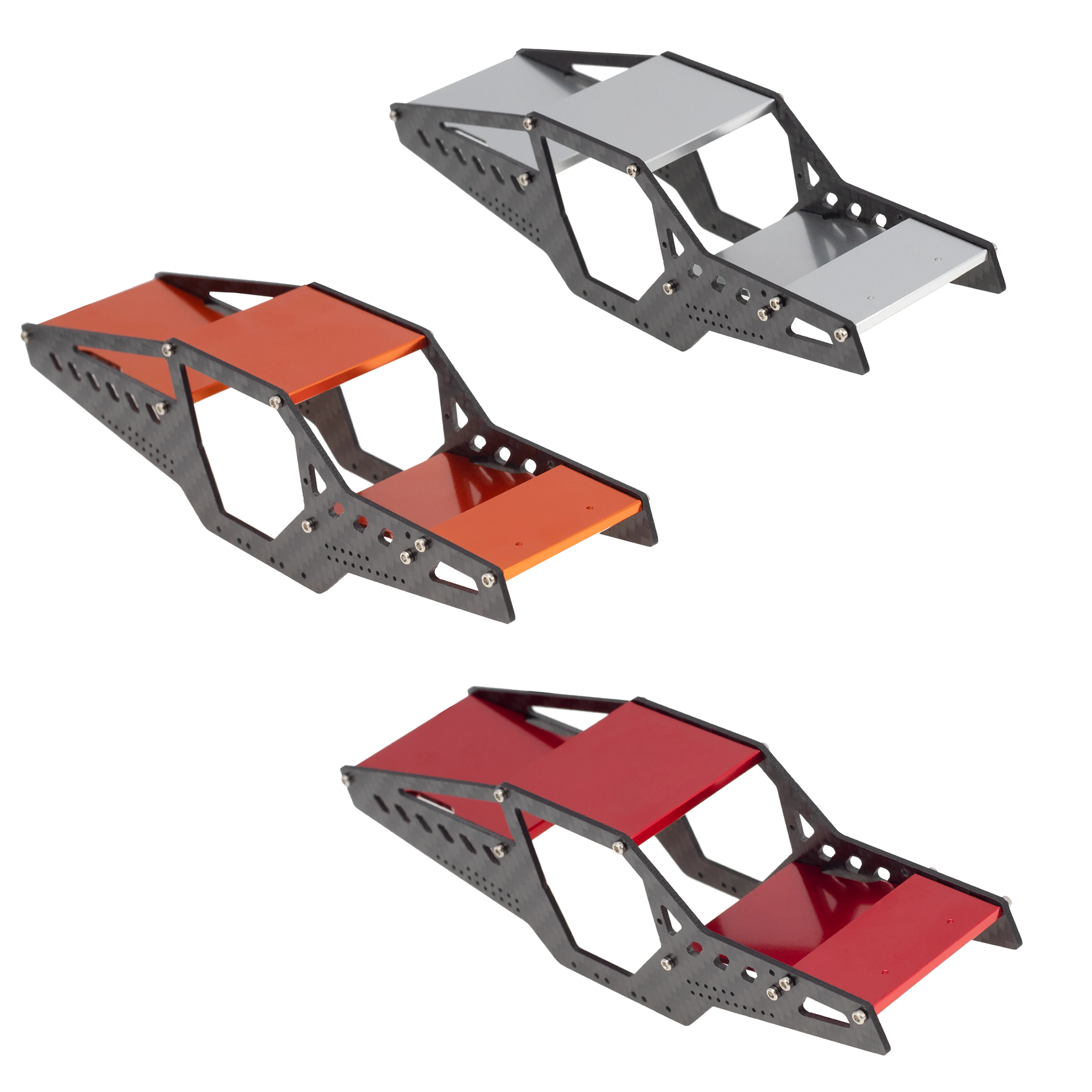 

MEUS Carbon Fiber&Aluminium Alloy Rock Racer Conversion Chassis Kit Cage Frame for Axial 1/24 SCX24 90081 C10