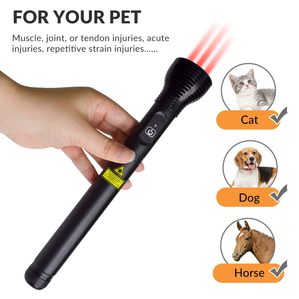 

ZJZK 600mW 650nm Acupuncture Pen Laser Therapy Treatment for Pets Physiotherapy Equipment