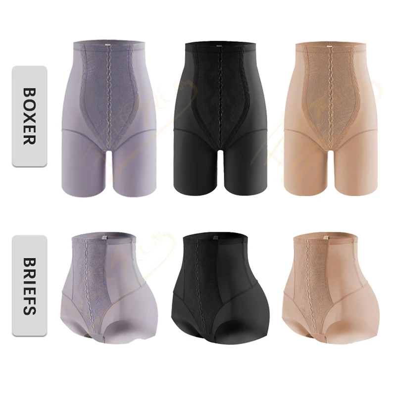 FALLSLIM High Waist Body Shaping Pants Women Waist Trainer Butt Lifter Tummy Control Shaper Panties Slimming Seamless Shorts