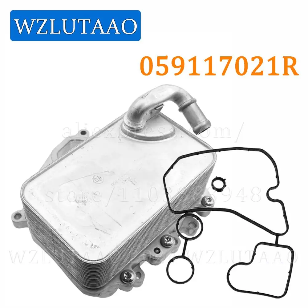 Масляный радиатор и прокладка для VW Touareg Audi A4 A5 A6 A8 Q5 Q7 059117021 R 059 117 021 95810727121 059117015 П