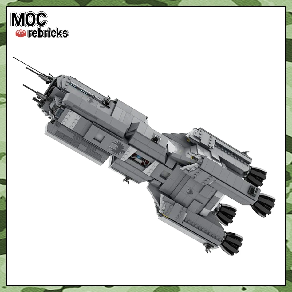 MOC Space War Movie Series Navy Raptor Class Корабль Строительный блок Большой космический военный