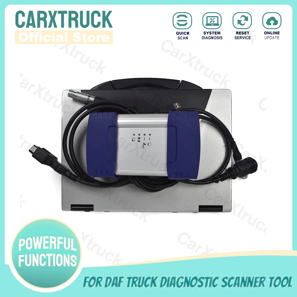 

For Davie 5.6.1 for DAF Truck Diagnostic Tool for DAF VCI-560 MUX Diagnostic Scanner with Thoughbook CF52 laptop