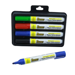 Image for Brons Whiteboard Marker Pen 4 Pcs Set 3 Mm Round N 