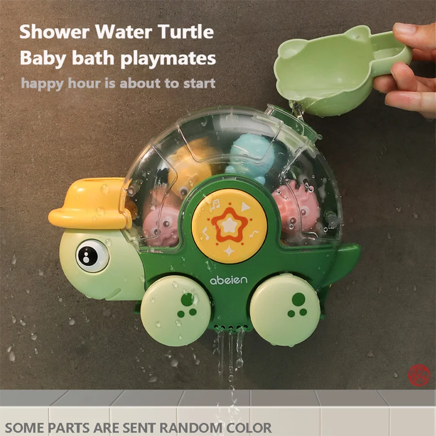 Черепаха-спиннер Игрушка Для Ванны Интерактивное Водяное Колесо Забавная Детей