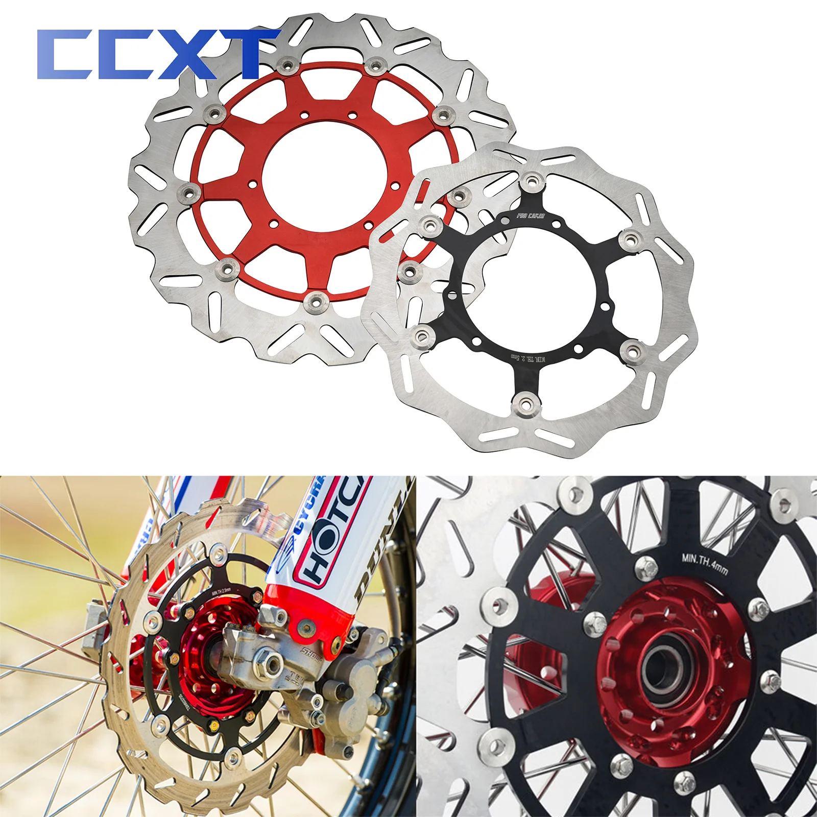 

Motorcross 320mm 260mm Rotor Disk Front Floating Brake Disc For Honda CRF250X CRF450X 2004-2019 CRF250RX CRF450RX 2004-2022 CRF