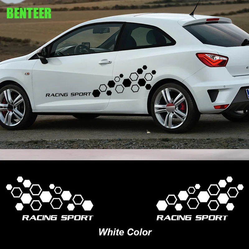 

2Pcs Car Body Sticker For SEAT FR IBIZA CUPRA LEON Auto Accessories