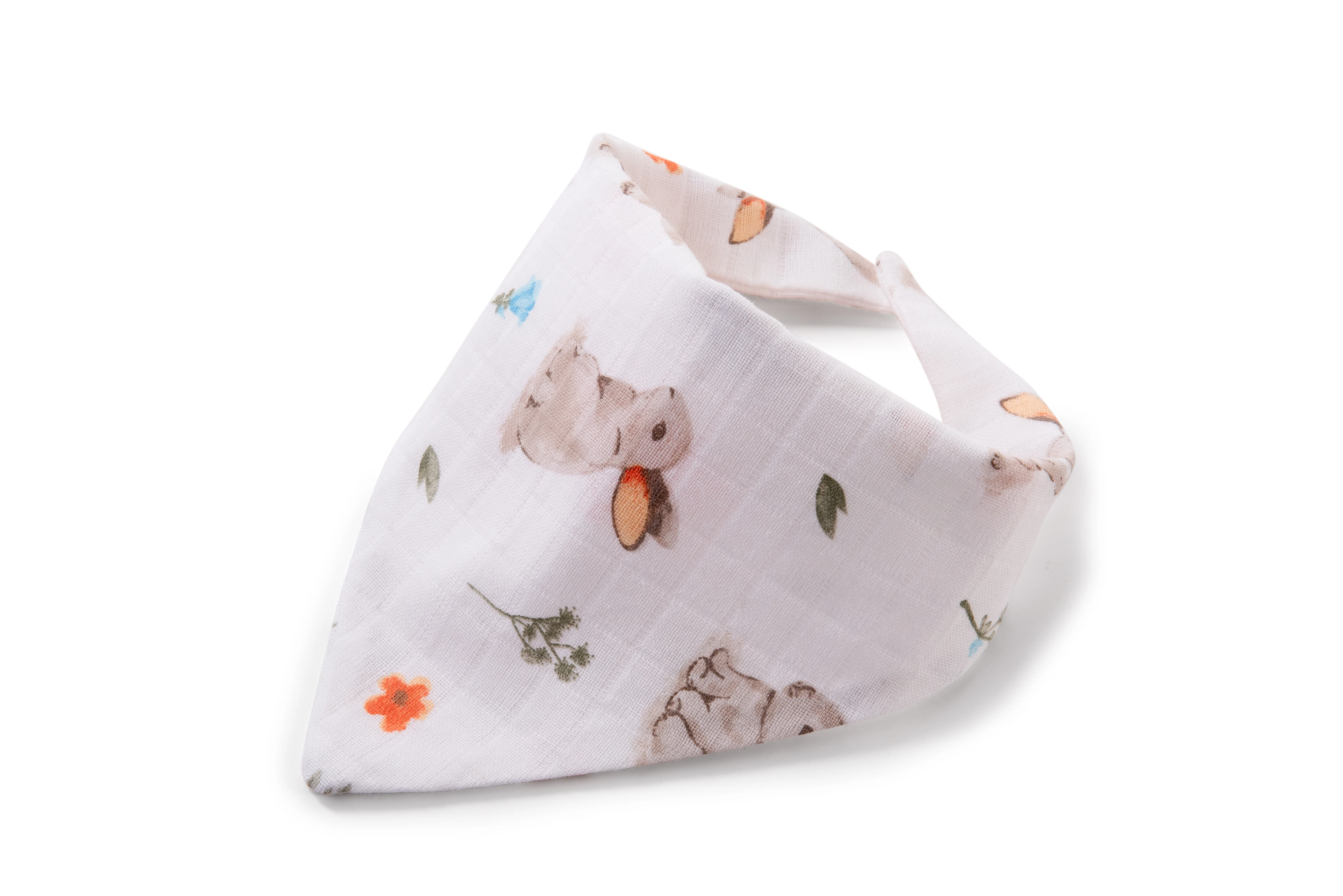 

Cotton Muslin %100 Organic Waterproof Bib / Neck Collar