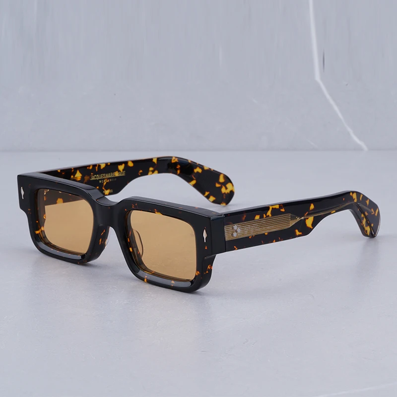 

JMM ASCARII Square Sunglasses Women Fashion Top Quality Solar Glasses Stylish Classical Acetate Handmade Prescription Eyeglasses