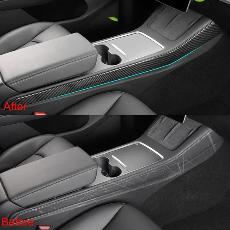 

Carbon Fiber Center Control Side Trim For Tesla Model 3/Y 2021-2023