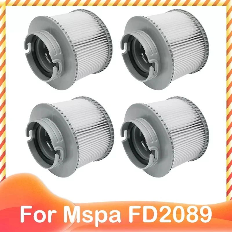 

Mspa FD2089 Hot Tub for All Models Spa Swimming Pool Spare Parts Accessories Filter Cartridge and Base Pack Replacement