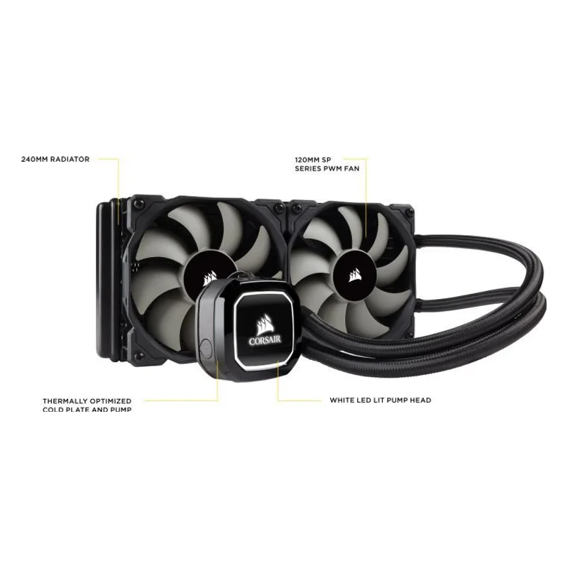 Водяное охлаждение Corsair Hydro Series H100X (CW-9060040-WW) |