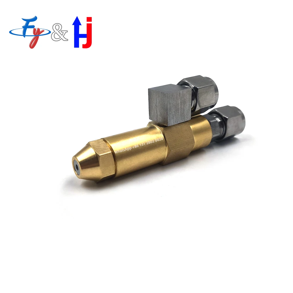 

Heavy Diesel Fuel Injector, Brass Waste Oil Burner Nozzle, Siphon Oil Air, Atomizing Jet, Combustion System, Full Cone Spray