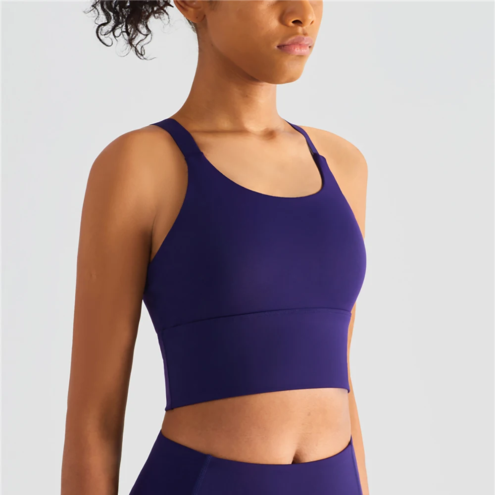Vnazvnasi Sexy Tops Sports Yoga Bra Padded Fitness Top For Women Gym Sports Underwear Workout Crop Top Adjustable Women Clothing