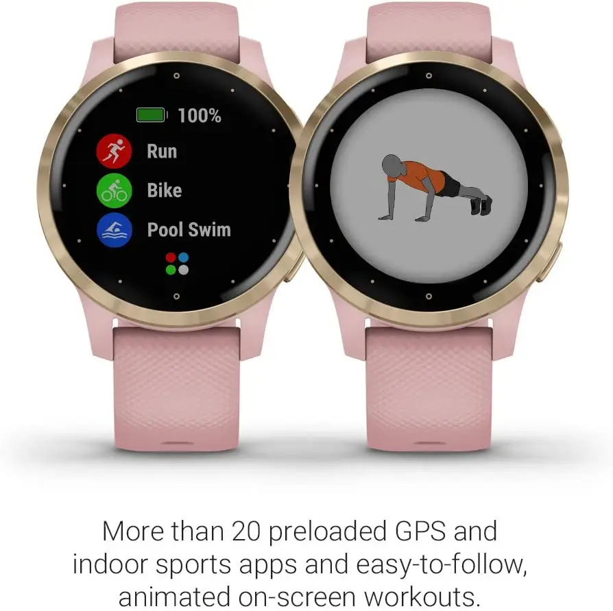 

Новинка Garmins Vivoactive 4, GPS Смарт-часы, функции музыки, мониторинг энергии тела, анимационные тренировки, Pulse Ox
