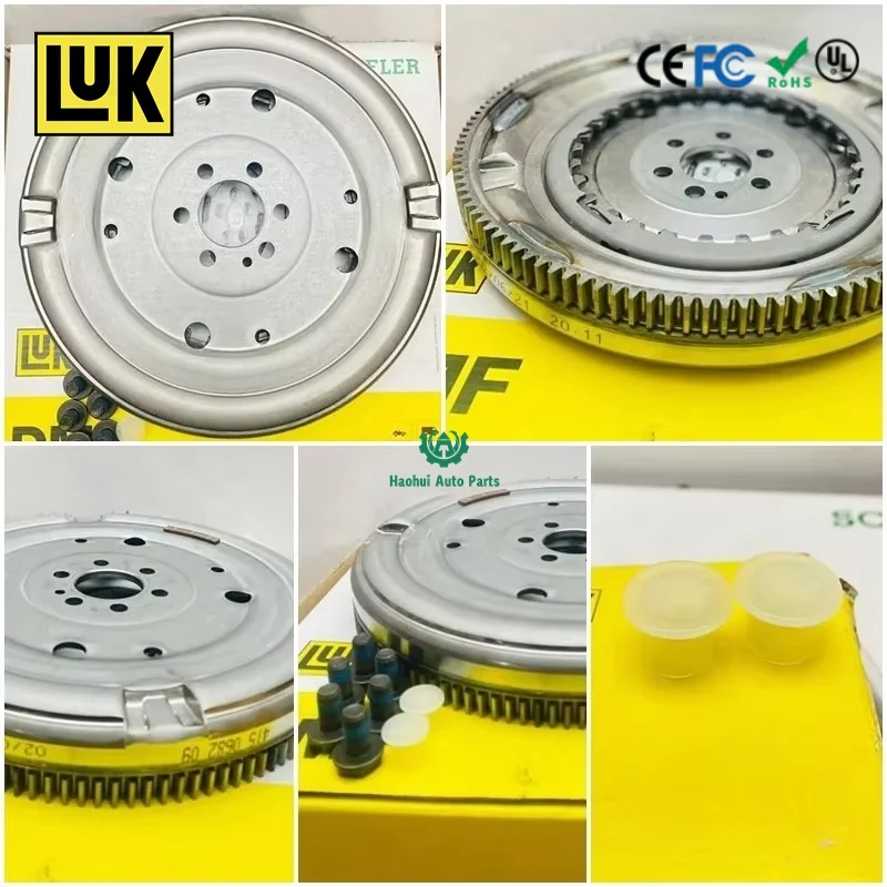 Новый маховик сцепления LUK 0AM DQ200 DMF DSG 8 отверстий для VOLKSWAGEN PASSAT B7 Audi Skoda 1.8 415079310