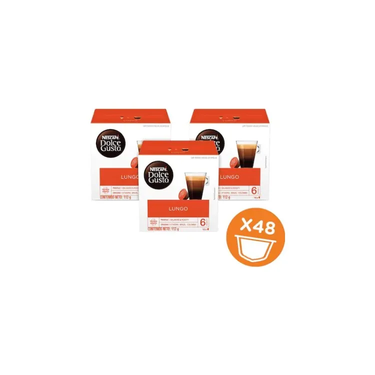 Nescafe Капсульный кофе Dolce Gusto Lungo 3 x 16 шт