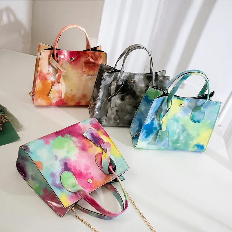 

2022 cloud fog handbag ladies gradient color chain bag handbags shoulder bag