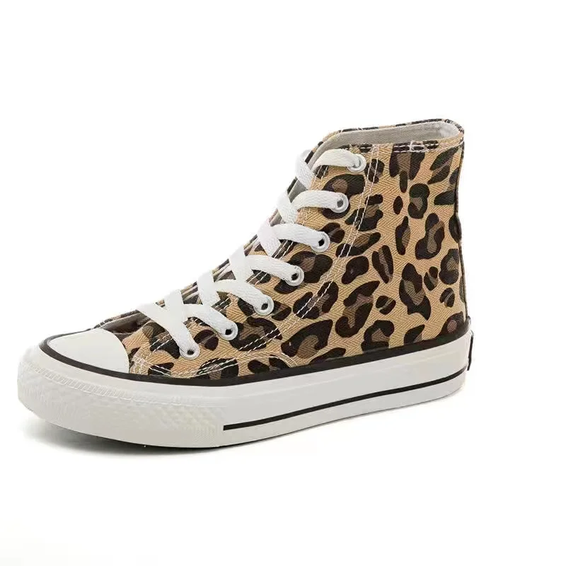 

Winter Fur High Quality Women Winter Snow Flat Boots Cotton Fur Leopard Female Casual Flat Boots for Girls Casual Shoes