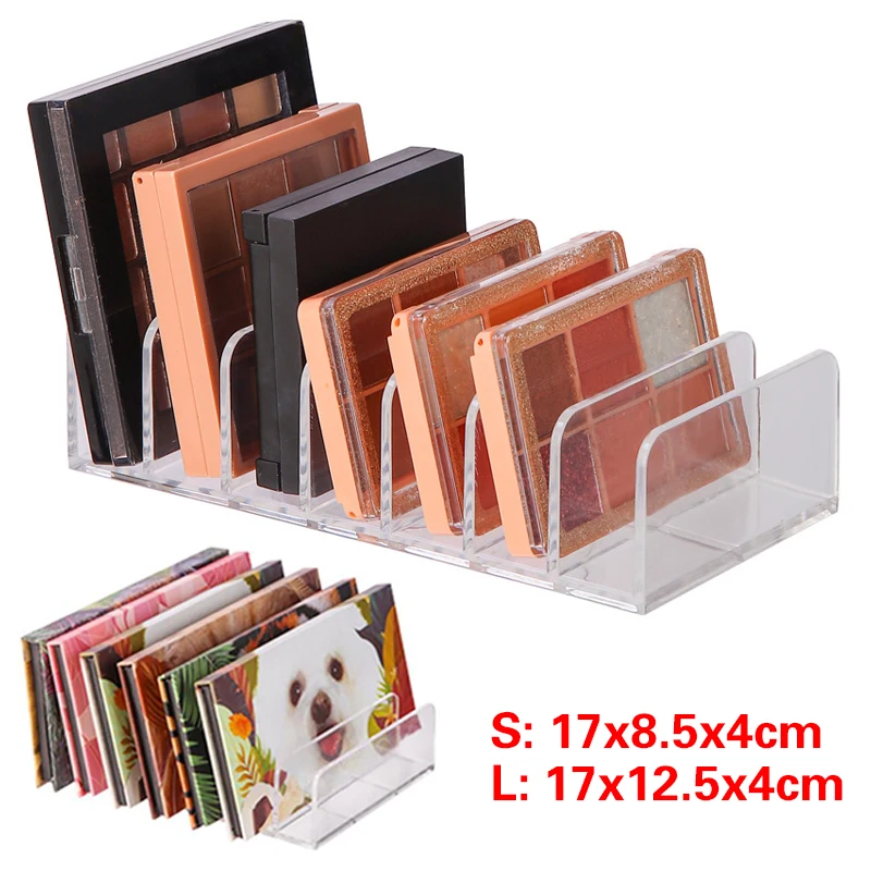 

1Pc Eyeshadow Palette Organizer Eyepowder Storage Tray Cosmetics Rack Makeup Tools Compartment Holder For Women