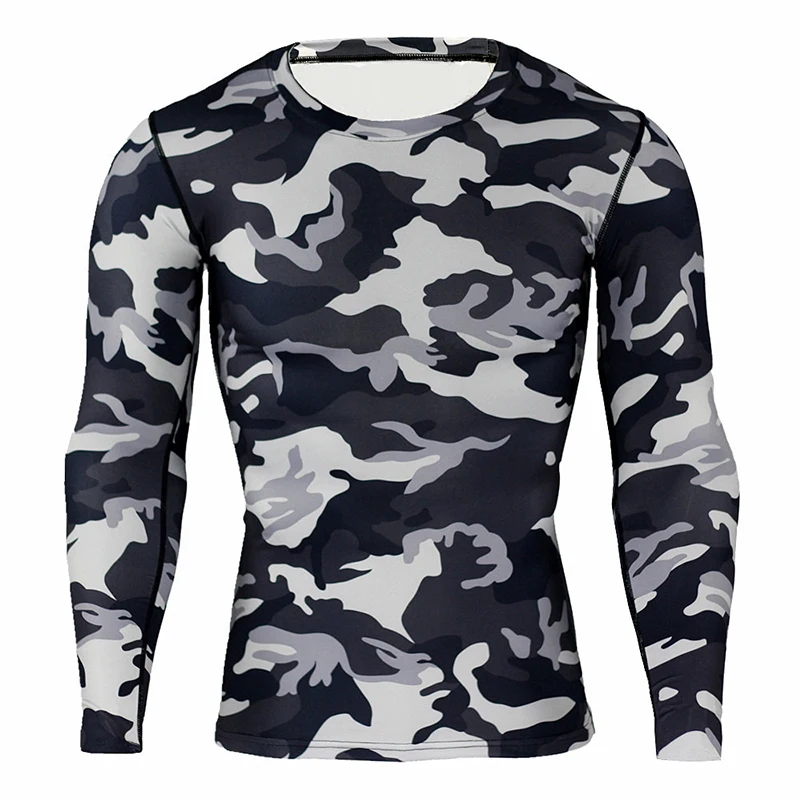 

Quick Dry Running Shirt Men Bodybuilding Sport Tee Long Sleeve Compression Gym Fitness Running T-shirt Soccer Shirt Men